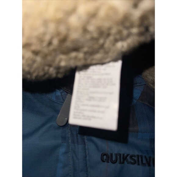 Quiksilver Toddler Baby 9M Snowsuit Blue Black Quiktech Loose Fit Comfy - Picture 4 of 7